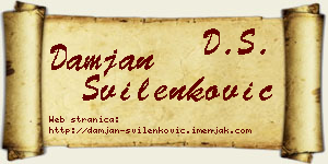 Damjan Svilenković vizit kartica